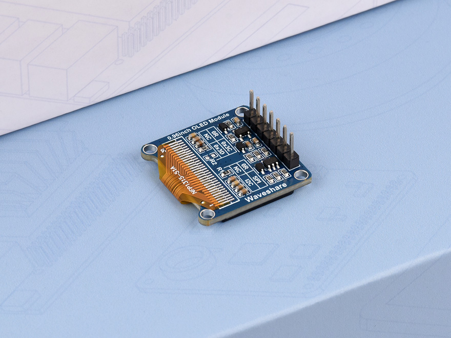 0.96 英寸 OLED 扩展板产品展示
