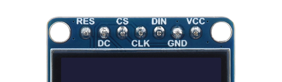 0.96 英寸 OLED 扩展板控制接口