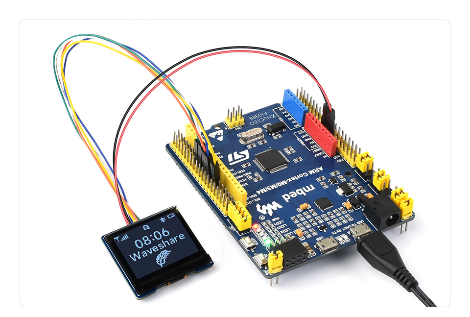 1.32英寸 OLED 模块使用示例