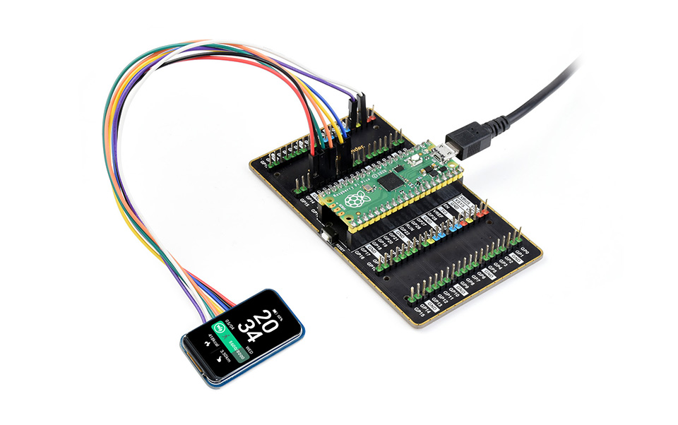 1.47英寸LCD扩展板使用示例