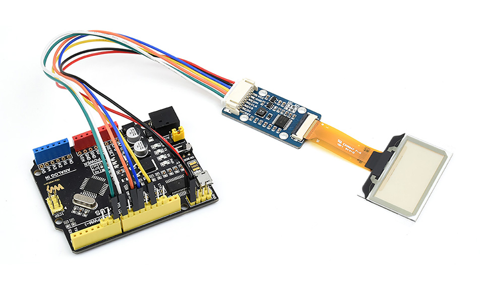 1.51英寸OLED带扩展板显示屏使用示例