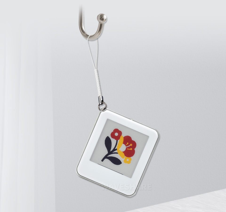 1.54英寸无源NFC电子墨水屏预留挂饰孔位 配送挂绳