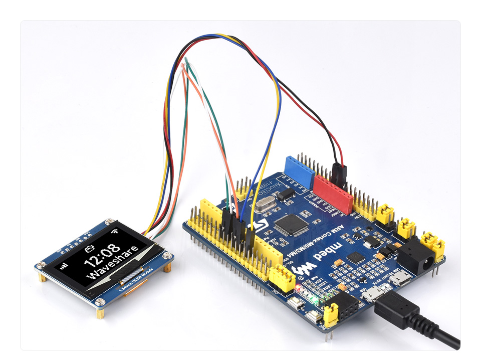 1.54 英寸 OLED 扩展板使用示例
