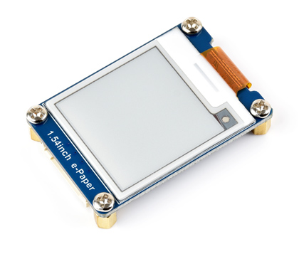 1.54 英寸红黄黑白四色电子墨水屏带模块