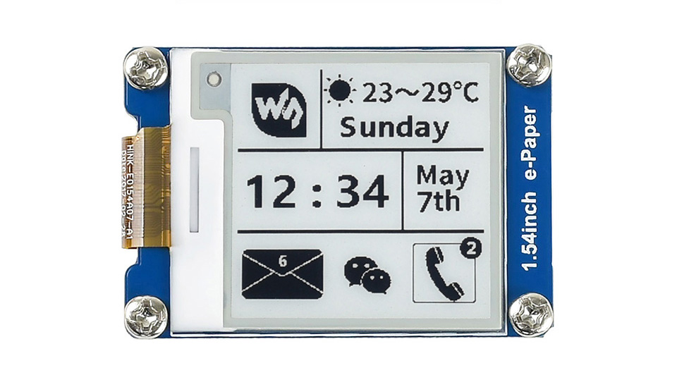 1.54英寸电子墨水屏