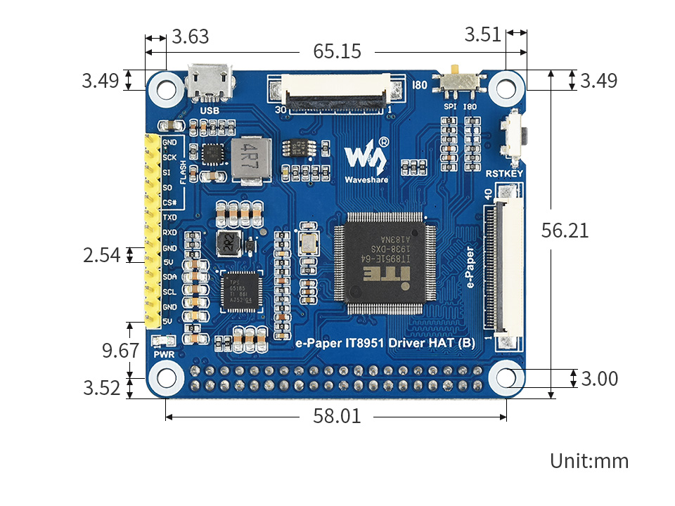 10.3英寸电子墨水屏尺寸