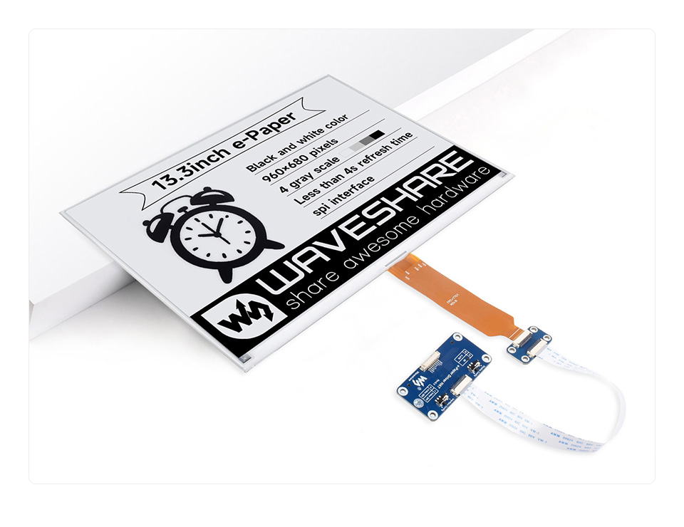 13.3 英寸电子墨水屏模块产品展示