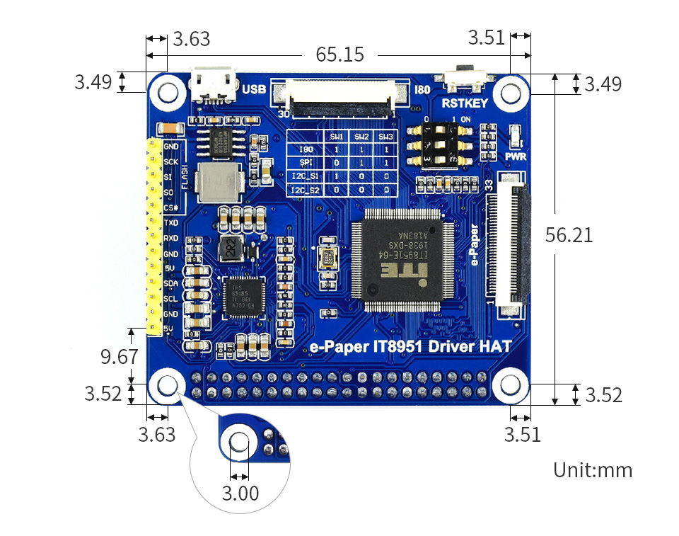 13.3英寸电子墨水屏尺寸