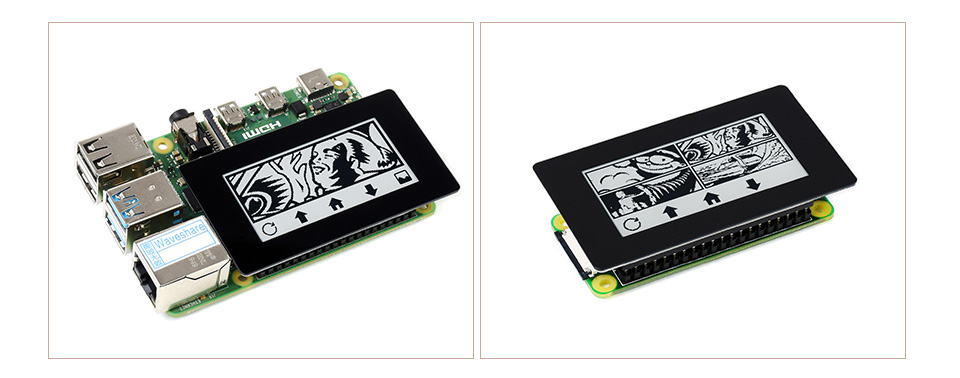 7.5英寸电子墨水屏基于Raspberry Pi 40PIN接口设计