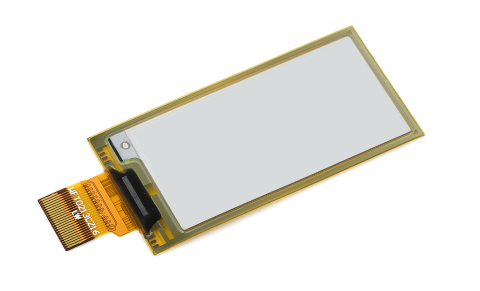 2.13 英寸柔性电子墨水屏配置清单