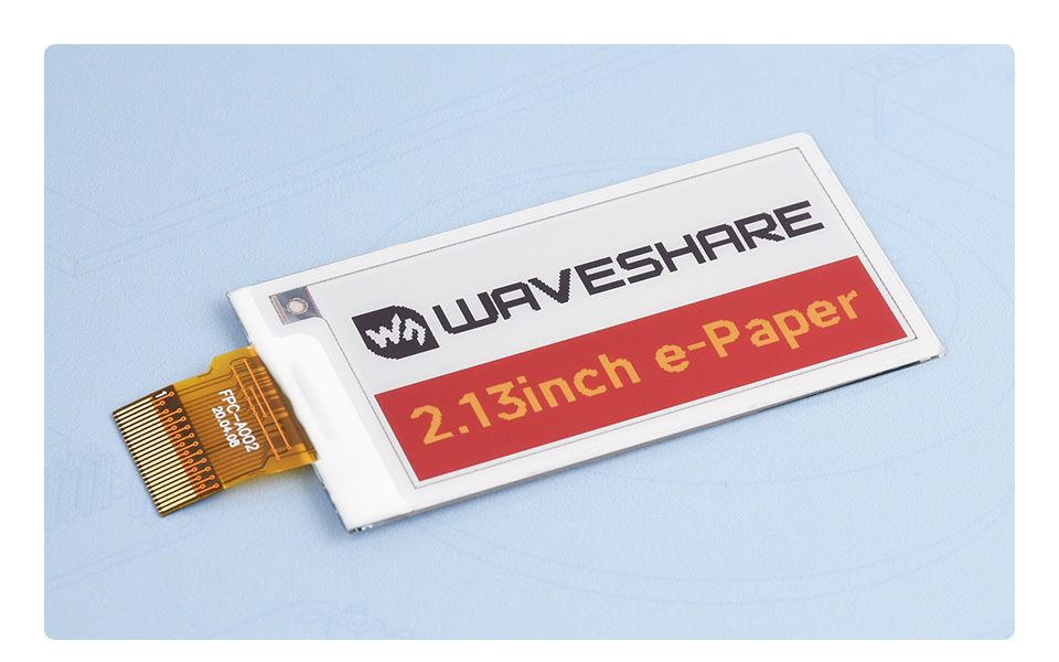2.13 英寸电子墨水屏产品展示