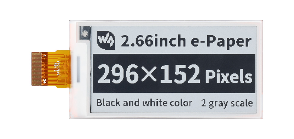 2.66英寸电子墨水屏
