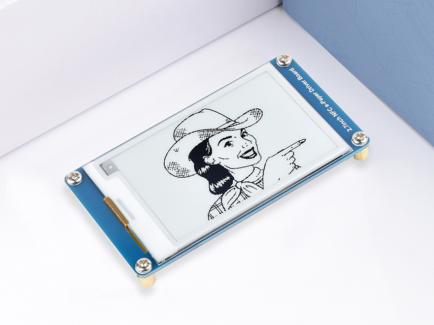 2.7英寸无源NFC电子墨水屏模块产品展示