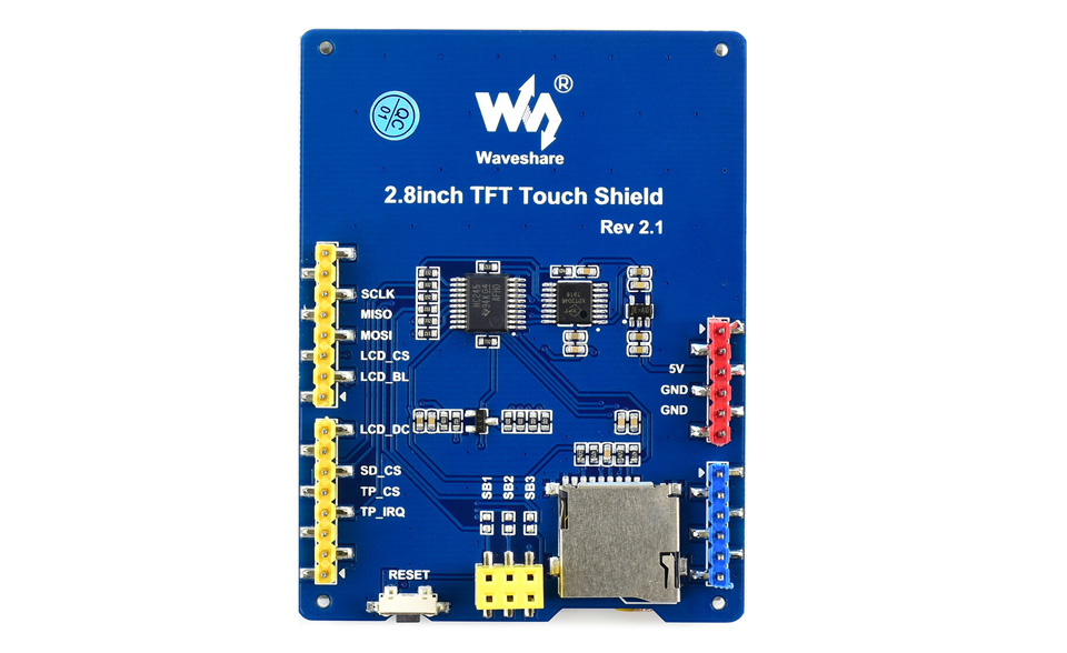 2.8英寸TFT电阻触摸屏SPI控制接口说明