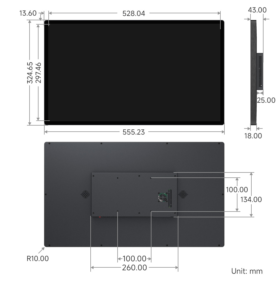 23.8 英寸电容触控屏