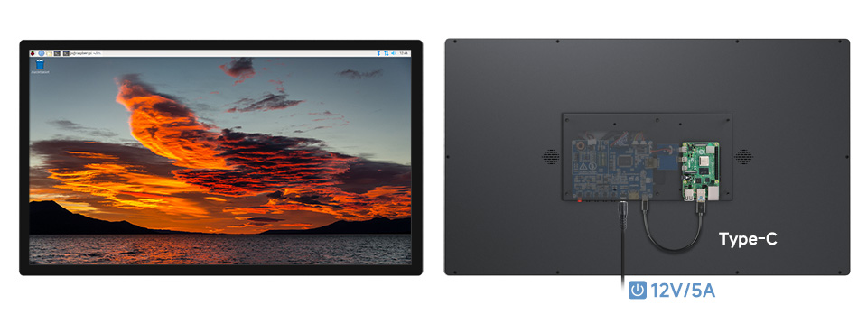 23.8/27 英寸电容触控屏，接入树莓派 Raspberry Pi 4