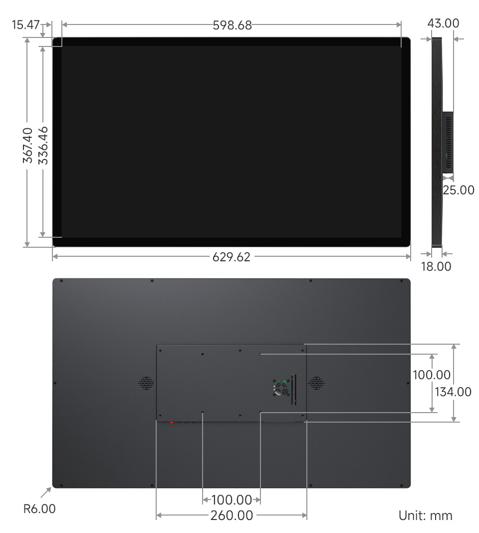 27 英寸电容触控屏