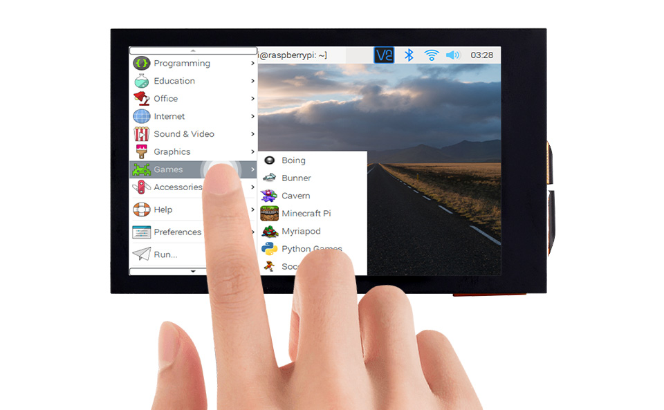 3.5 英寸 IPS 触控屏