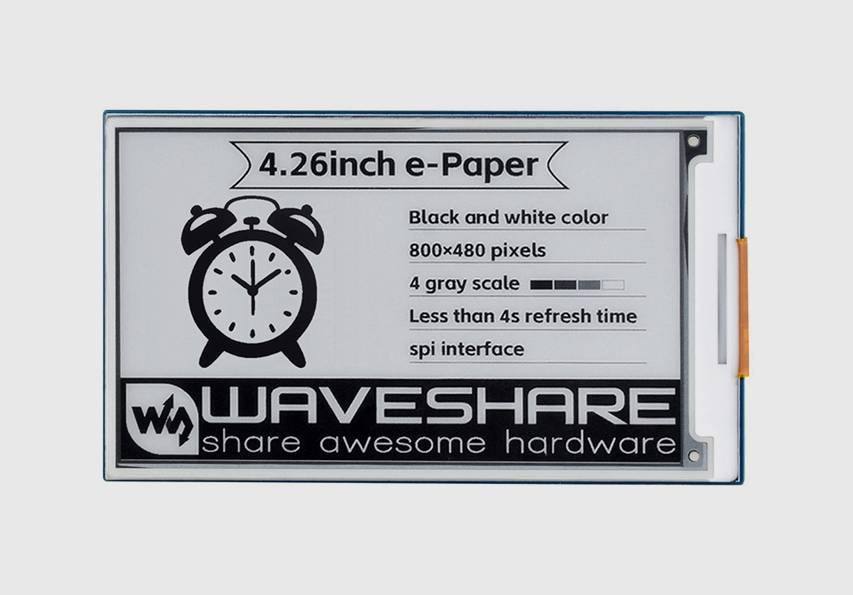 4.26 英寸电子墨水屏