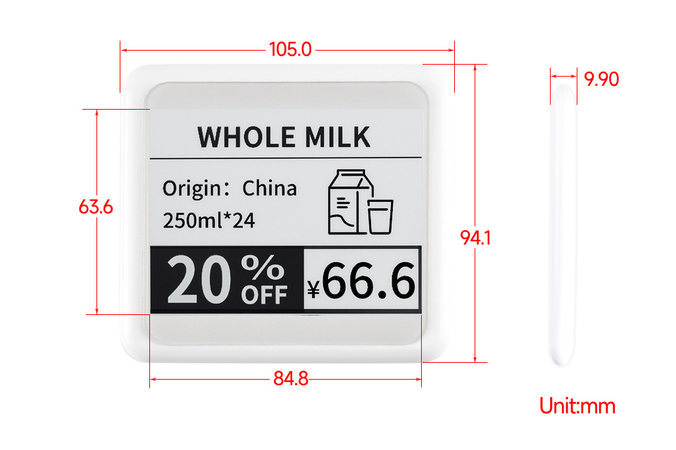 4.2 英寸无源 NFC 电子墨水屏