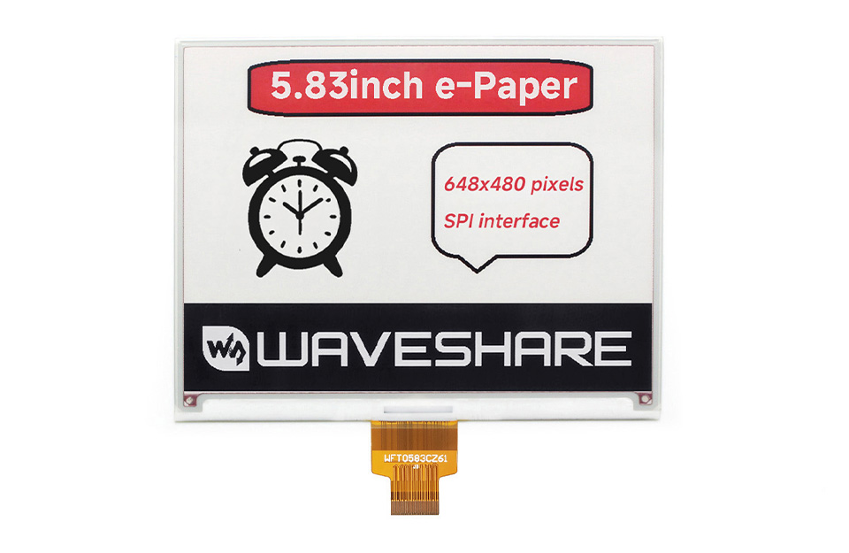 5.83英寸电子墨水屏