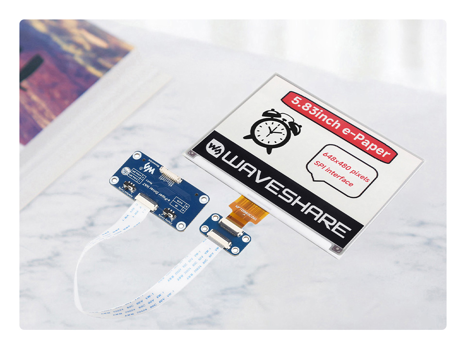 5.83 英寸电子墨水屏模块产品展示