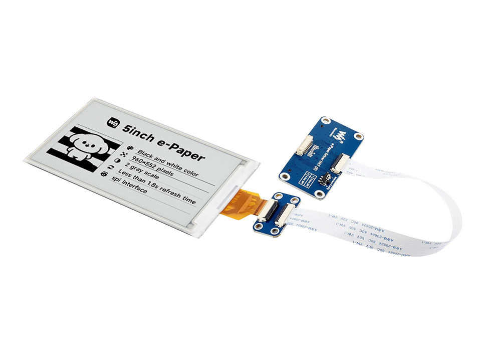 5 英寸电子墨水屏