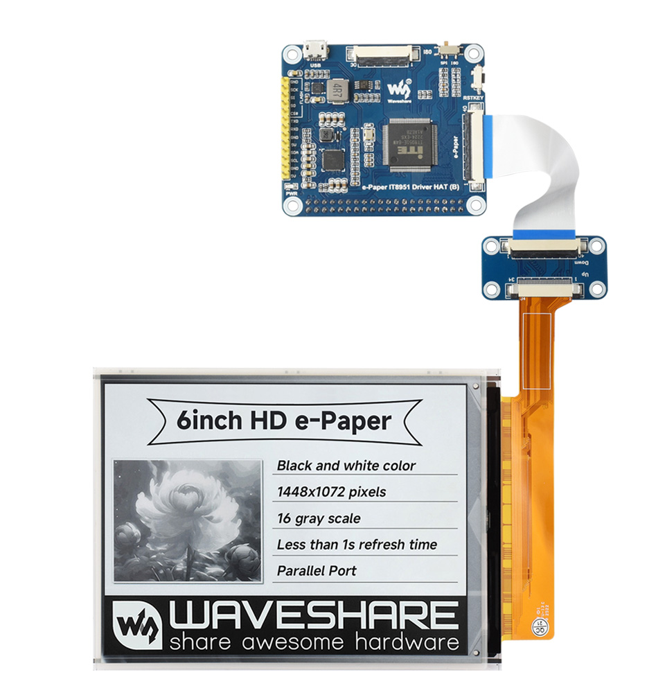 6英寸高清电子墨水屏