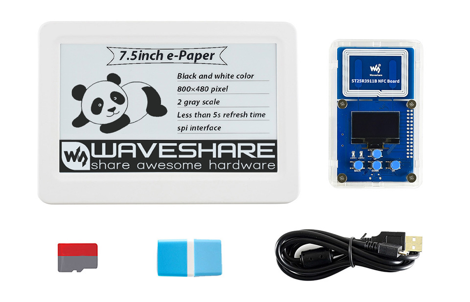 7.5inch NFC e-Paper Eval Kit