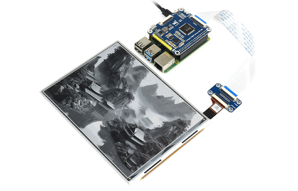 7.8英寸电子墨水屏SPI控制接口