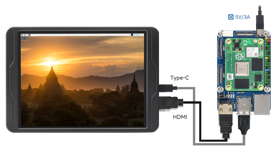 8 英寸 2K 触控屏