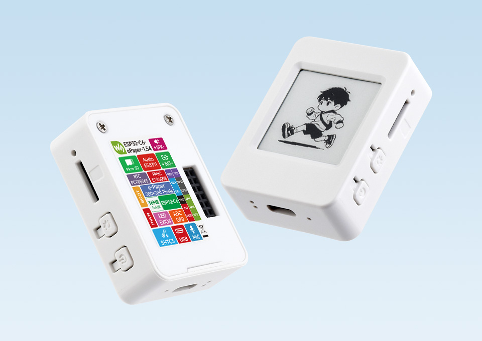 ESP32-C6 1.54 英寸墨水屏 AIoT 开发板产品主图