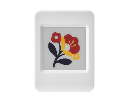 ESP32-C6 红黄黑四色电子墨水屏版本定制展示