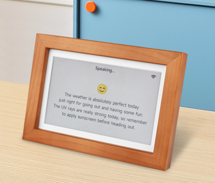 7.3 英寸E6彩色墨水屏电子相框AI 交互