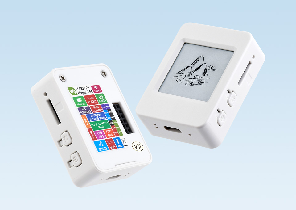 ESP32-S3 1.54 英寸墨水屏 AIoT 开发板主图