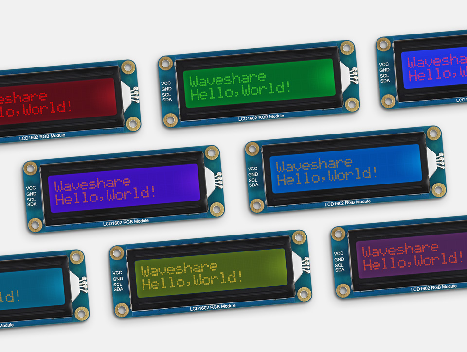 LCD1602 彩色背光液晶屏