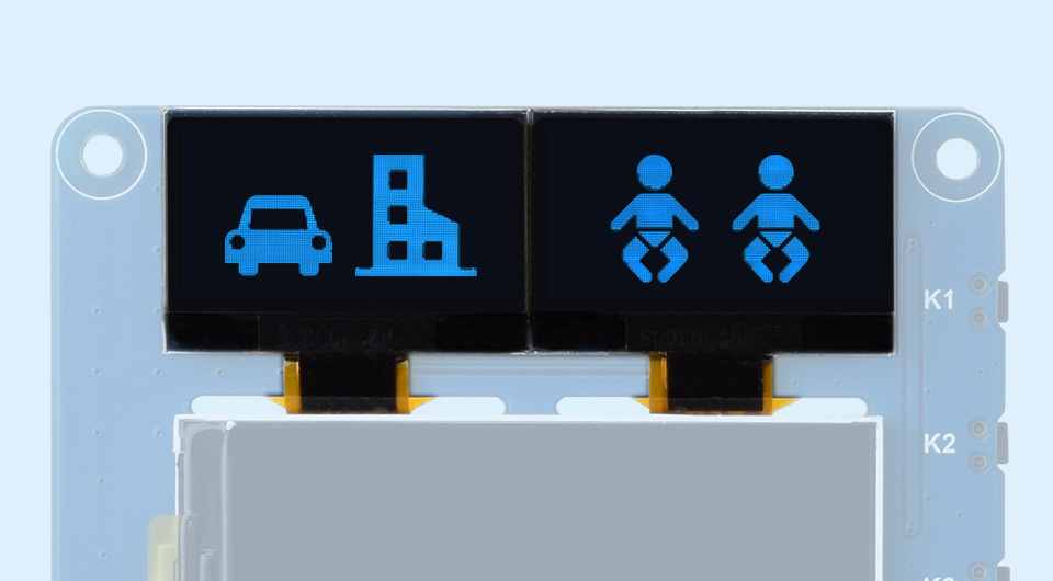 树莓派三联屏扩展板双副屏