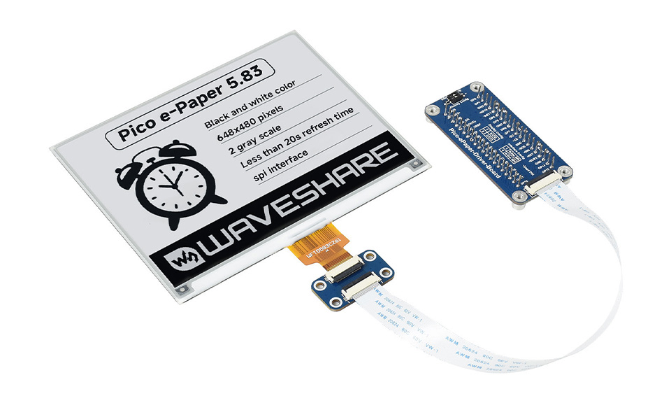 5.83 英寸 LCD Pico 扩展板