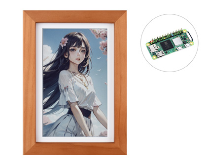 2.9英寸红黄黑白四色电子墨水屏带模块