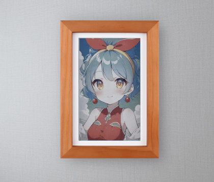 7.3 英寸彩色墨水屏电子，竖挂展示