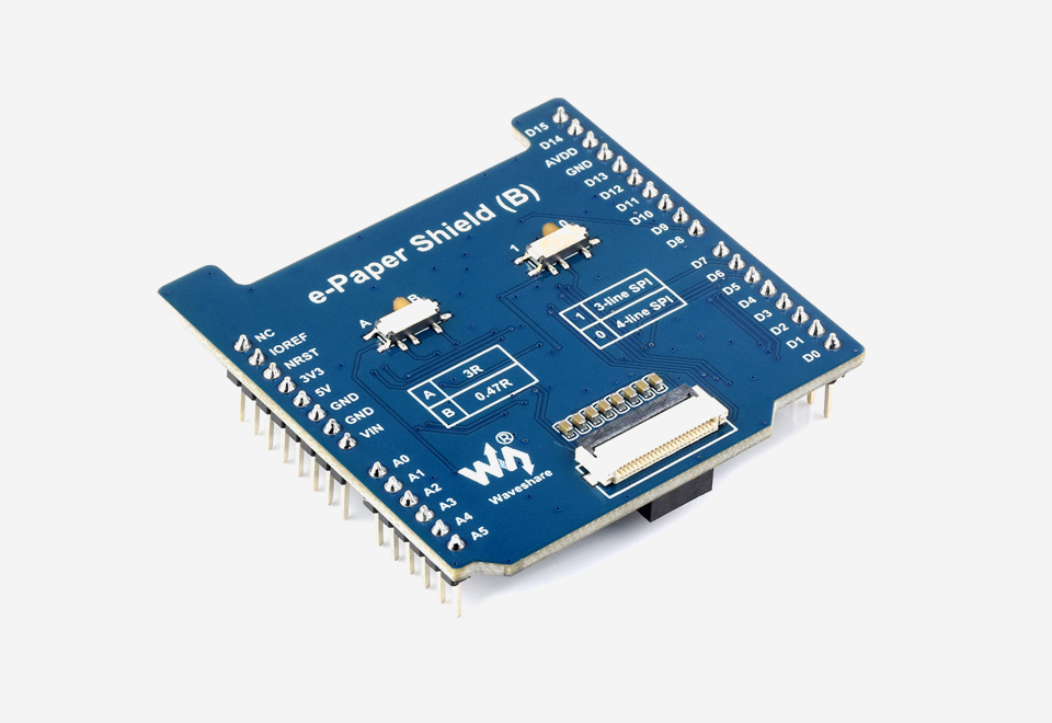 Arduino 标准接口电子墨水屏驱动板主图