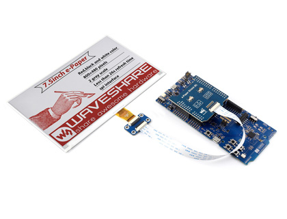 Arduino 标准接口电子墨水屏驱动板接入 nRF528xx 开发板和墨水屏