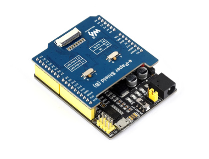 Arduino 标准接口电子墨水屏驱动板接入 R3 PLUS 开发板