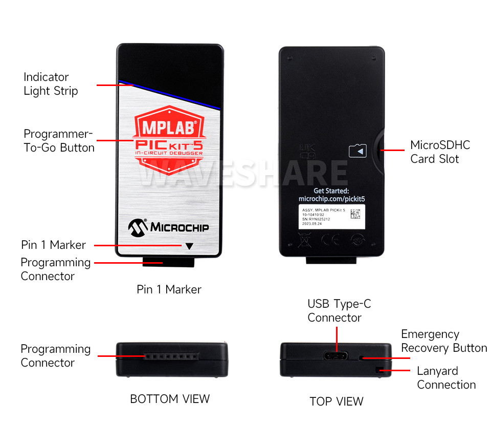 PICkit 5 接口说明
