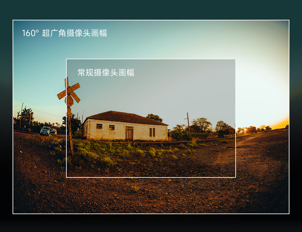 大扭矩360°全向二维云台 160° 超广角摄像头