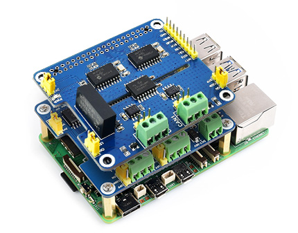 2-CH CAN HAT+支持堆叠扩展使用