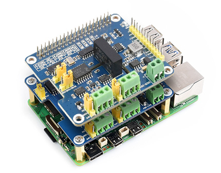 2-CH CAN HAT+支持堆叠扩展使用