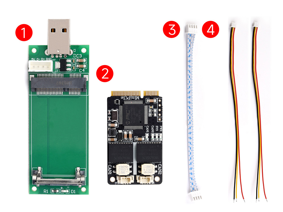 树莓派双通道 CAN 总线扩展板