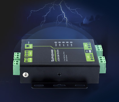 工业级双 CAN 转以太网服务器电快速脉冲群 EFT