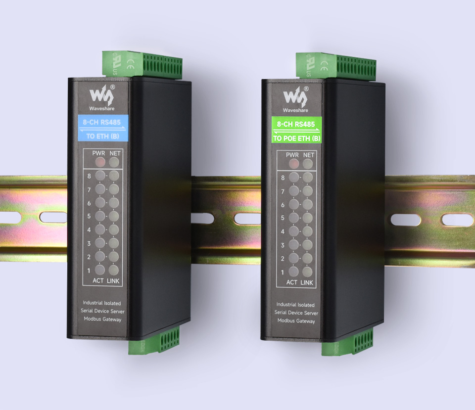 工业隔离 RS485 八串口服务器首图